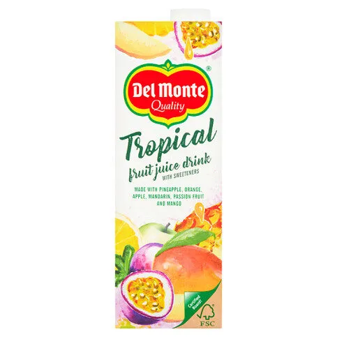 Del Monte Tropical Fruit Juice Drink with Sweeteners 1L