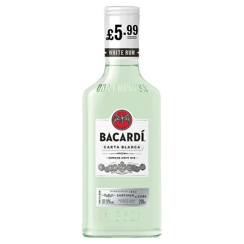 Bacardí Carta Blanca White Rum 20cl