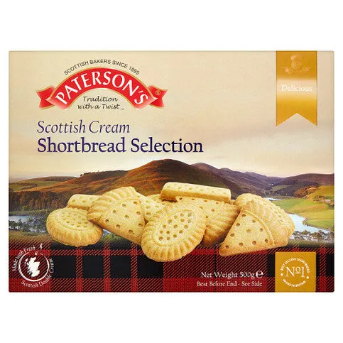 Paterson's Scottish Cream Shortbread Selection 500g