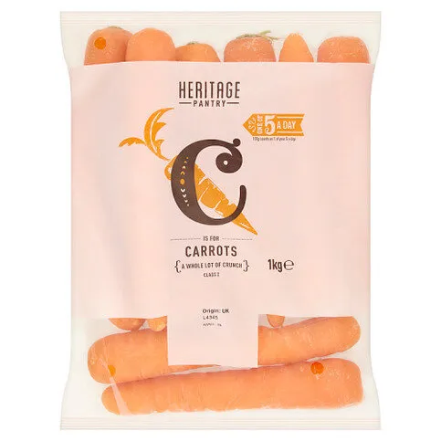 Heritage Pantry C is for Carrots 1kg