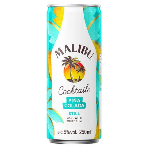 Malibu Piña Colada Cocktail 250ml