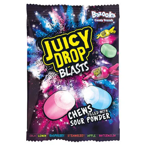 Bazooka Candy Brands Juicy Drop Blasts 140g