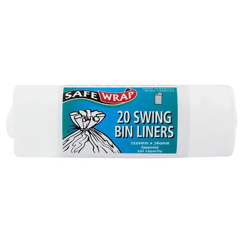 Safe Wrap 20 Swing Bin Liners