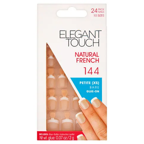 ELEGANT TOUCH FRENCH NAIL XS BARE 144 EACH