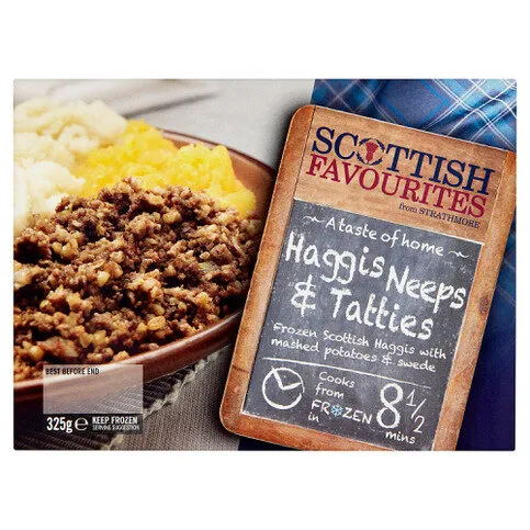 Scottish Favourites from Strathmore Haggis Neeps & Tatties 325g