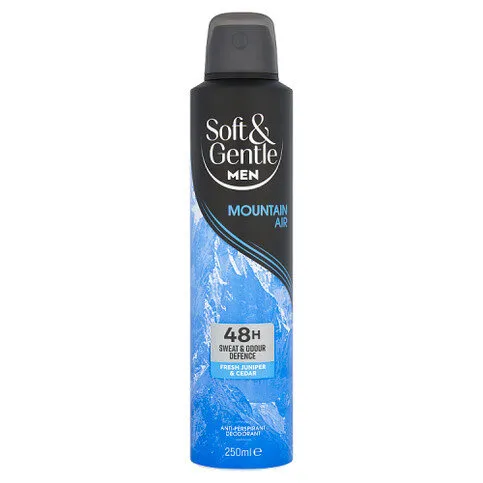 Soft & Gentle Men Mountain Air Anti-Perspirant Deodorant 250ml