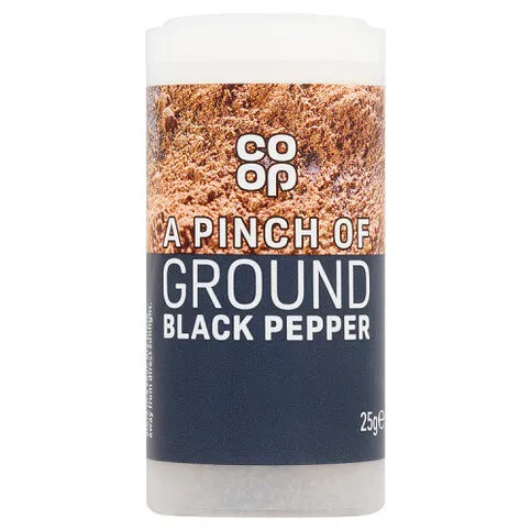 Co-op a Pinch of Ground Black Pepper 25g