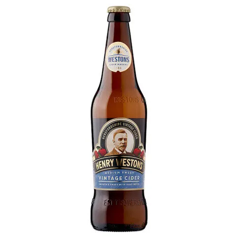 Henry Westons Medium Sweet Vintage Cider 500ml