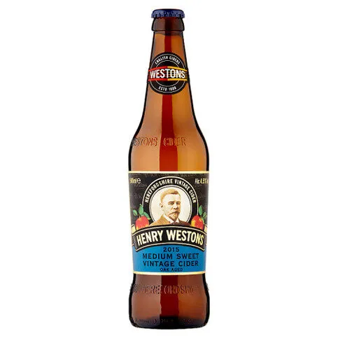 Henry Westons Vintage Oak Aged Medium Sweet Cider 500ml