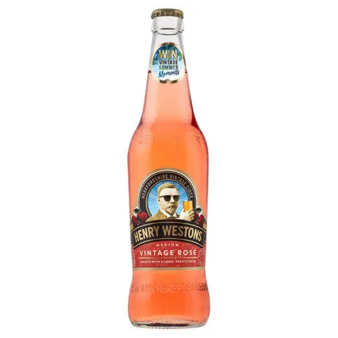 Henry Westons Vintage Rosé Cider 500ml
