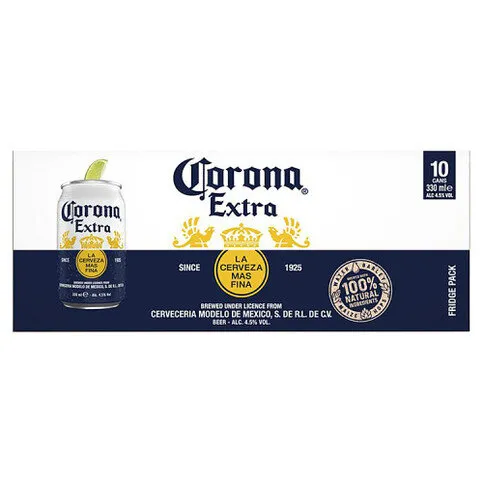 Corona 10 Extra Cans 330ml