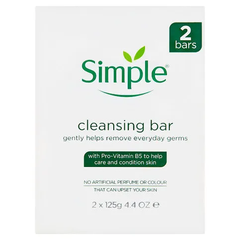 Simple Cleansing Bar 2 x 125g