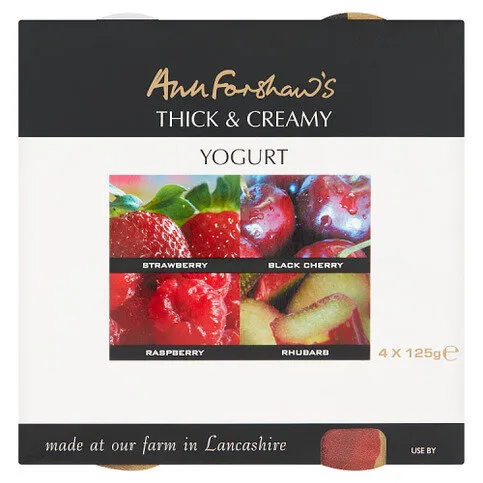 Ann Forshaw's Thick and Creamy Yogurt 4 x 125g