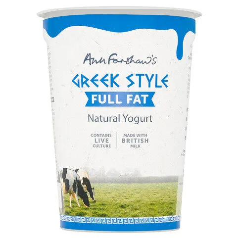 Ann Forshaw's Greek Style Full Fat Natural Yogurt 450g