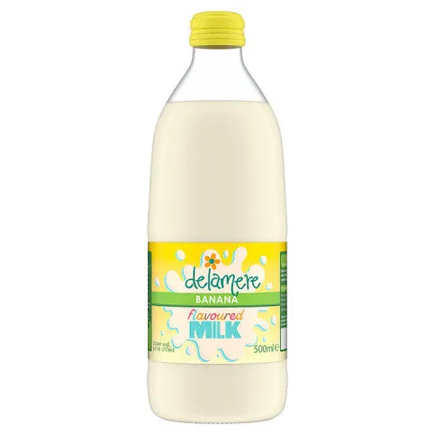 Delamere Banana Flavoured Milk 500ml