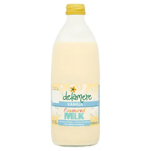 Delamere Vanilla Flavoured Milk 500ml