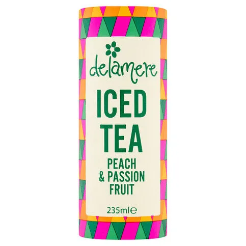 Delamere Iced Tea Peach & Passion Fruit 235ml