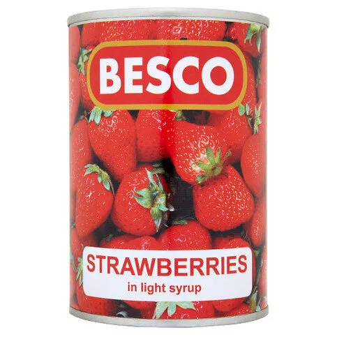 Besco Strawberries in Light Syrup 410g