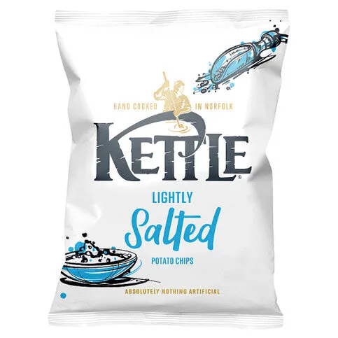 Kettle Lightly Salted Potato Chips 130g