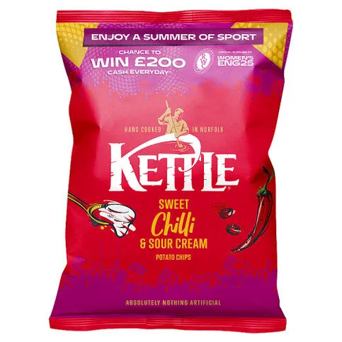 Kettle Sweet Chilli & Sour Cream Potato Chips 130g