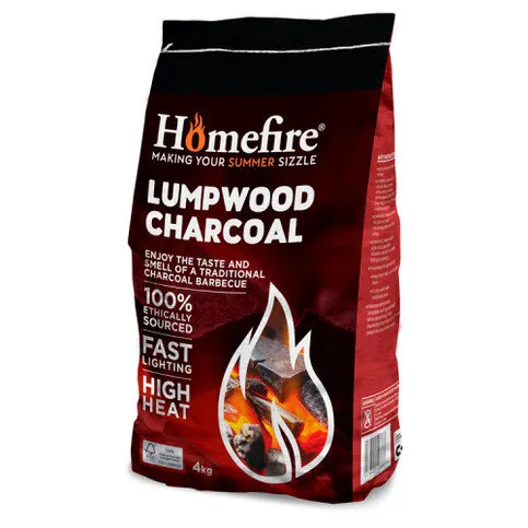 Homefire Lumpwood Barbeque Charcoal 4kg