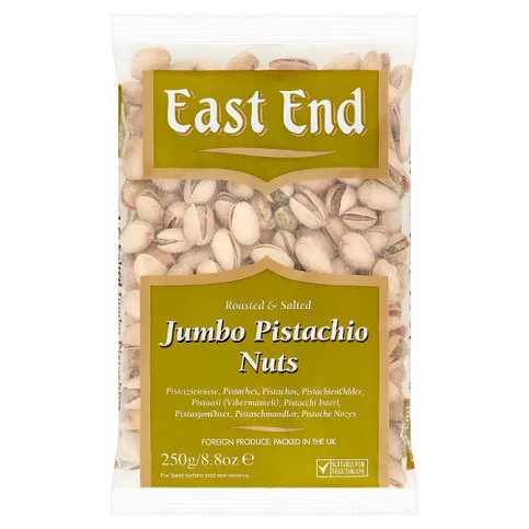 East End Jumbo Pistachio Nuts 250G