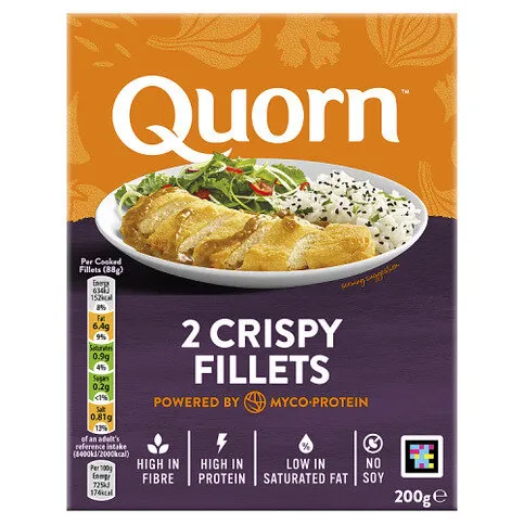 Quorn 2 Crispy Fillets 200g