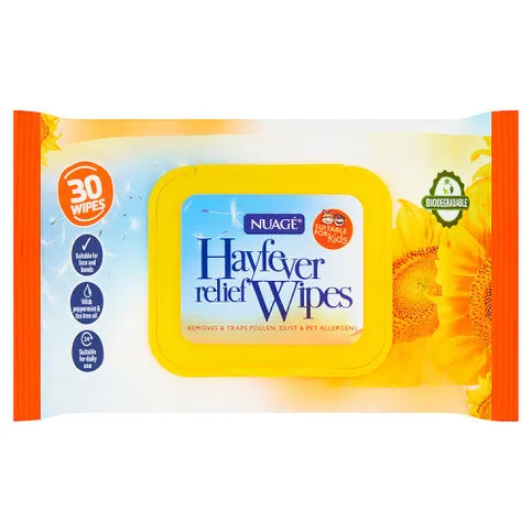 Nuagé Hayfever Relief 30 Wipes