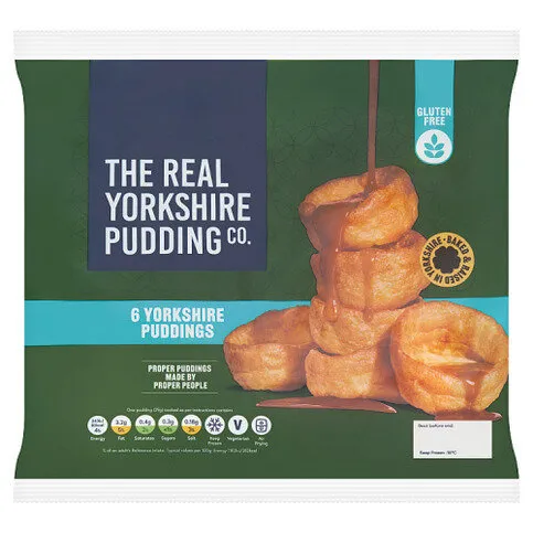 The Real Yorkshire Pudding Co. Yorkshire Puddings 6s 180g
