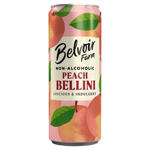 Belvoir Farm Non-Alcoholic Peach Bellini 250ml