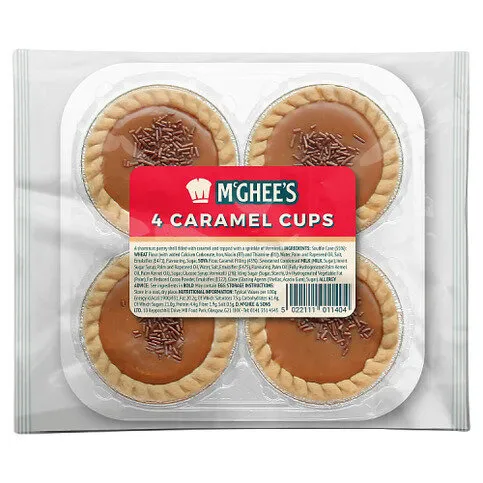 McGhee's 4 Caramel Cups