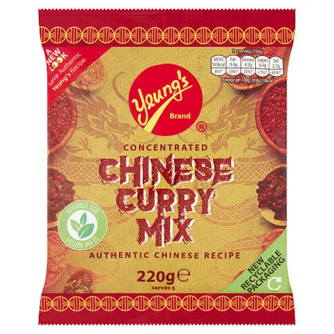 Yeung's Concentrated Chinese Curry Mix 220g