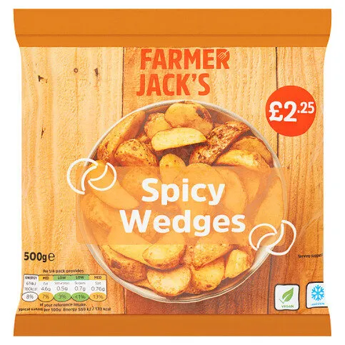 Jack's Spicy Wedges 500g