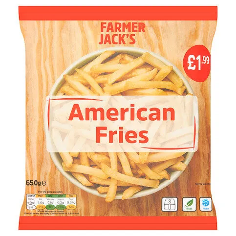 Farmer Jack's American Fries 650g