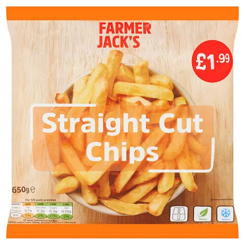 Farmer Jack's Straight Cut Chips 650g