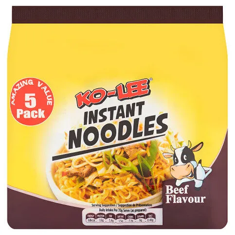 Ko-Lee Beef Flavour Instant Noodles 5 x 70g