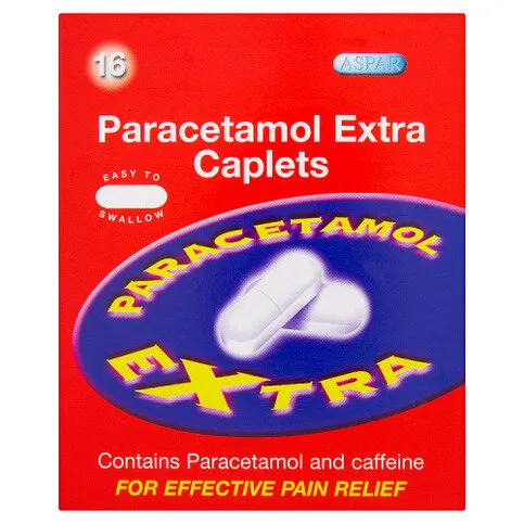 Aspar Paracetamol Extra Caplets 16 Caplets