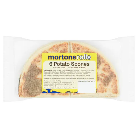 Mortons Rolls 6 Potato Scones