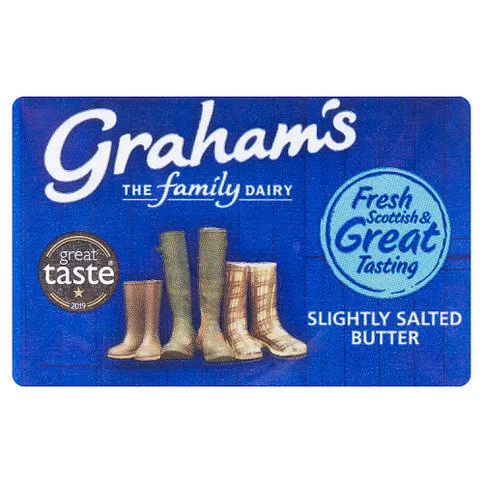 Graham's The Family Dairy Slightly Salted Butter 250g
