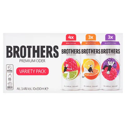 Brothers Premium Cider 10 x 330ml 