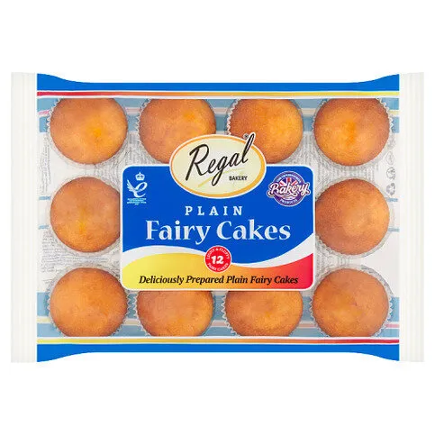 Regal Bakery 12 Plain Fairy Cakes 280g