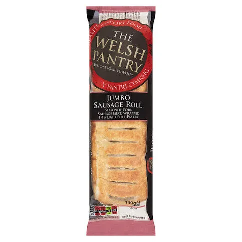 The Welsh Pantry Jumbo Sausage Roll 140g
