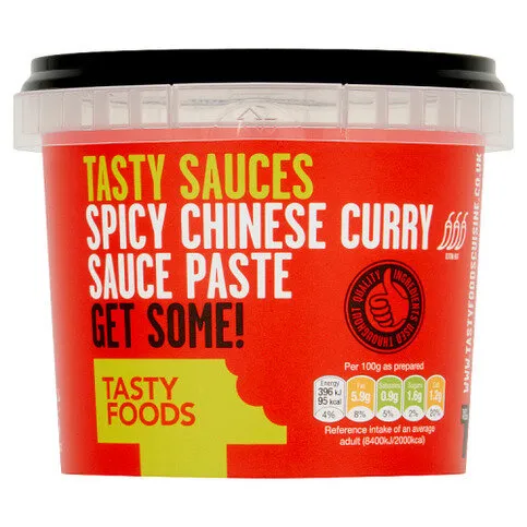 Tasty Foods Tasty Sauces Spicy Chinese Curry Sauce Paste 325g