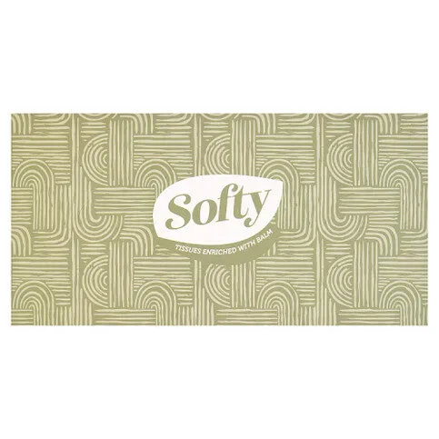 SOFTY REGULAR BALM FACIAL TISSUES 3PLY 70 SHEETS