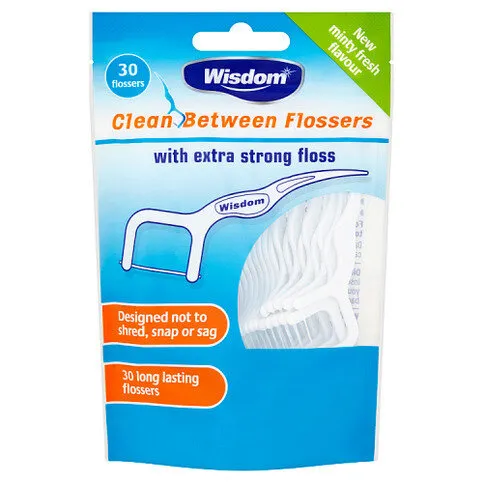 Wisdom Clean Between Flossers 30 Pack