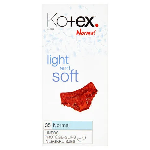 Kotex Normal Light and Soft Liners 35's