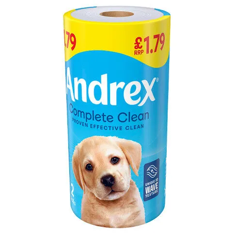 Andrex 2 Complete Clean Rolls