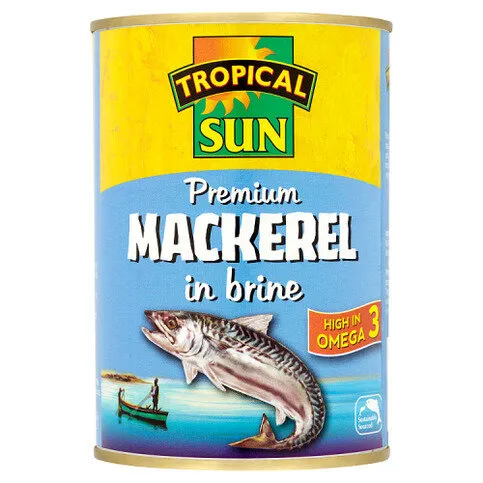 Tropical Sun Premium Mackerel in Brine 400g