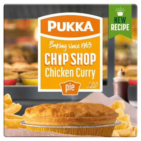 Pukka Chip Shop Chicken Curry Pie