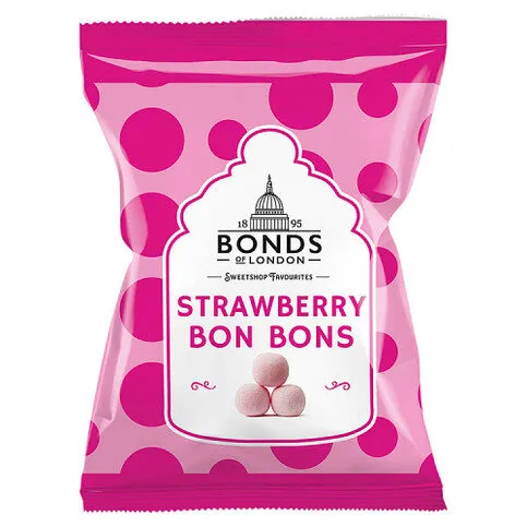Bonds of London Strawberry Bon Bons 110g